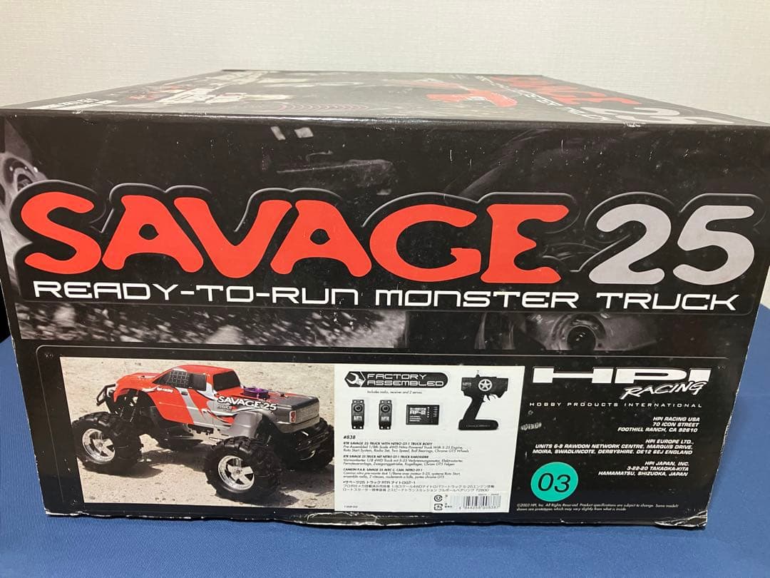 HPI SAVAGE 25 ( 新品未使用 ) ロトスターター無し