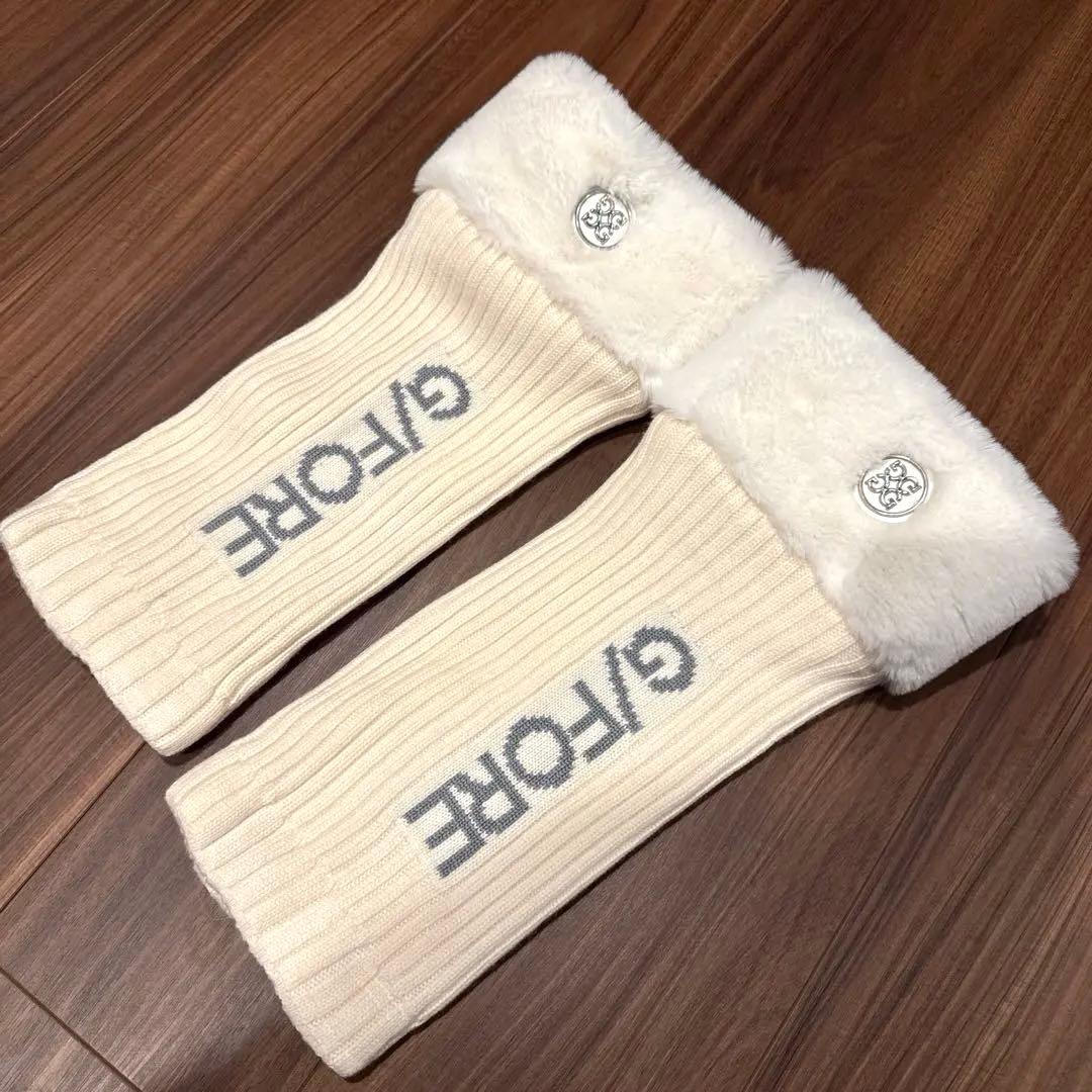 美品　ジーフォアG/FORE レッグウォーマー