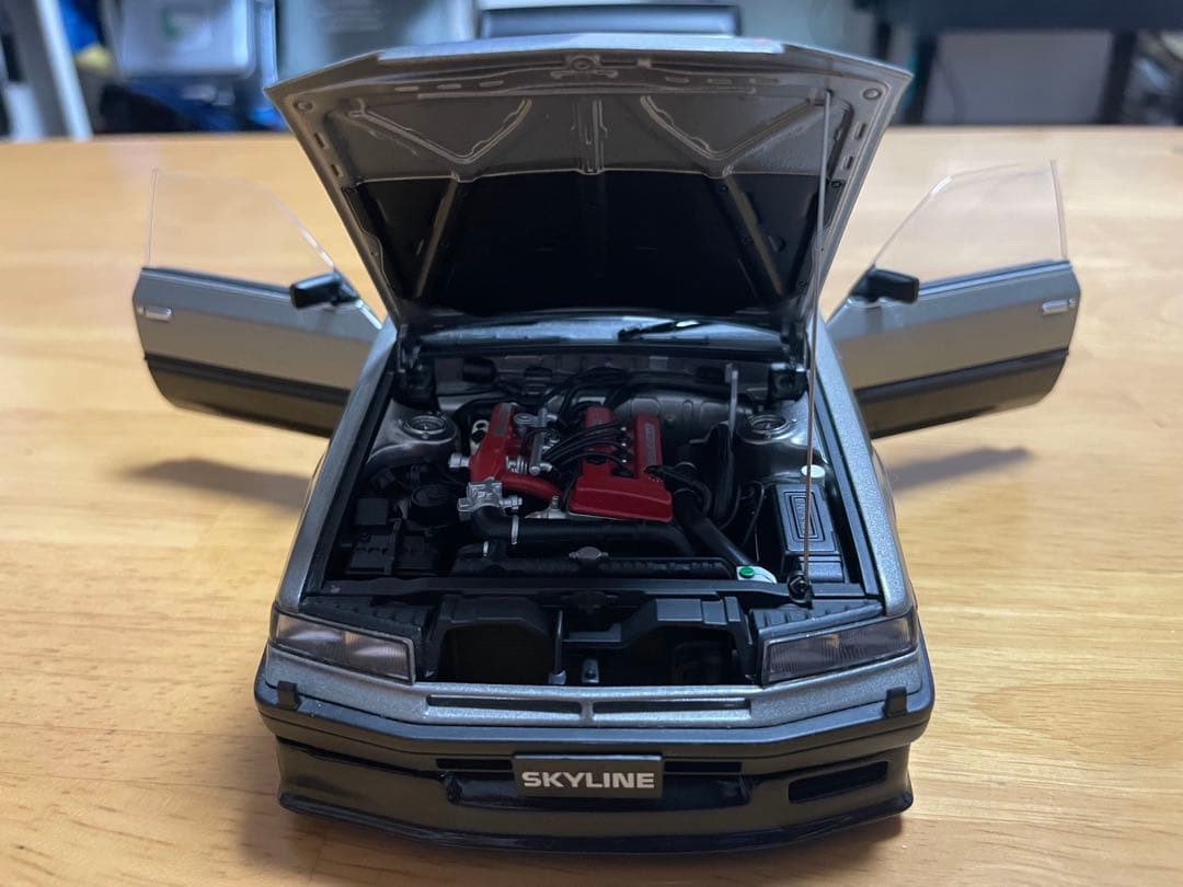 1/18 オートアート R30スカイラインRSターボ 鉄仮面 カスタム仕様 銀色