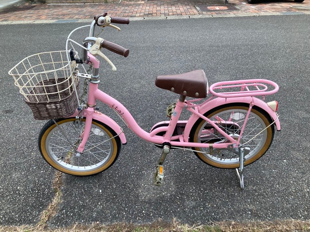 itaz 子供用自転車 16インチ ピンク