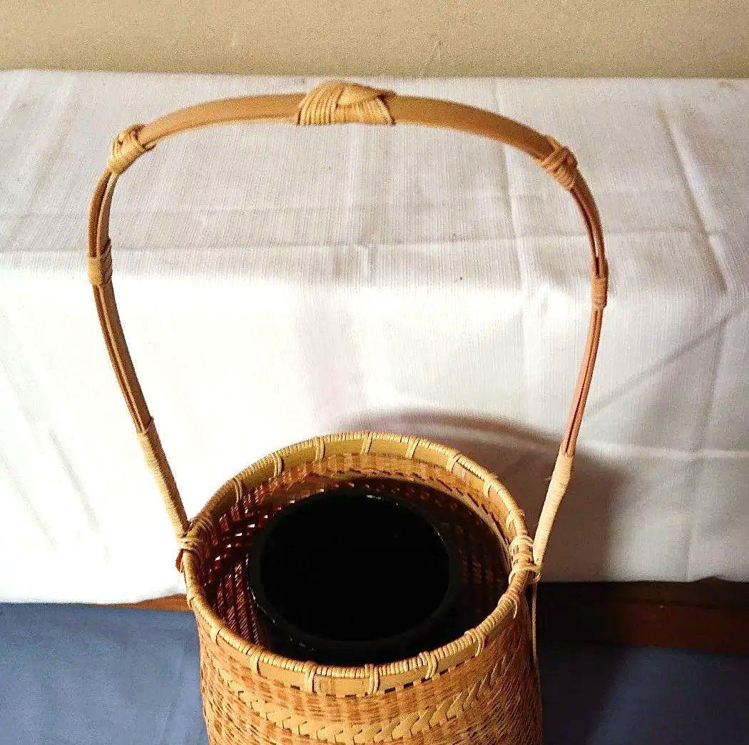 清斎作竹の花籠