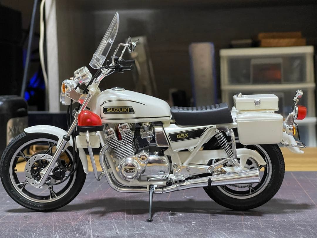 1/12 タミヤ製★GSX750ポリスタイプ★完成品★