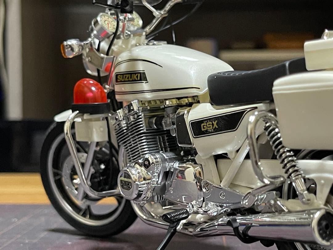 1/12 タミヤ製★GSX750ポリスタイプ★完成品★
