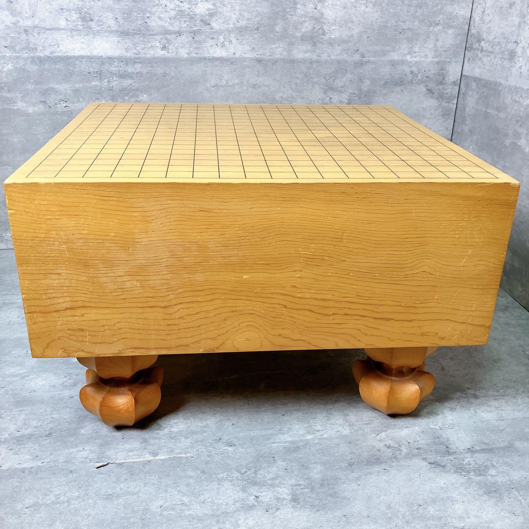 蛤碁石32号サイズ 5.7寸柾目碁盤 蓋つき セット