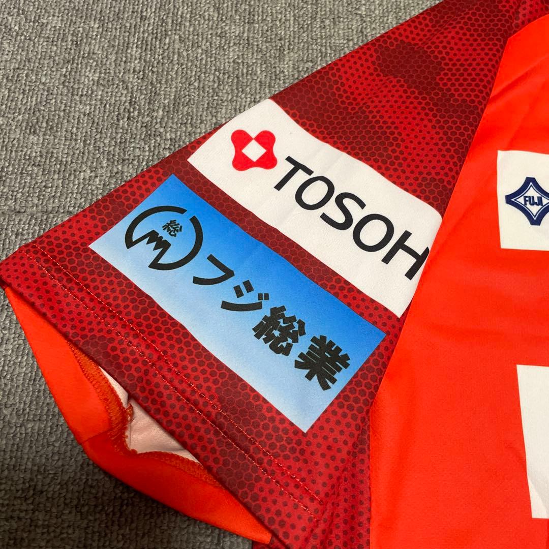 レノファ山口　ユニフォーム　渡部社長サイン入り　Oサイズ　選手支給モデル