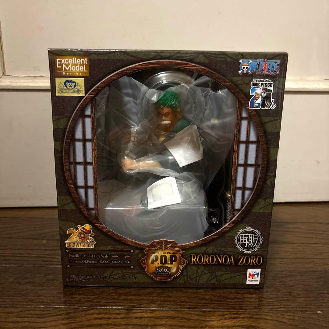 新品未開封 ロロノア・ゾロ フィギュア POPシリーズ SOC 再販 カード付き