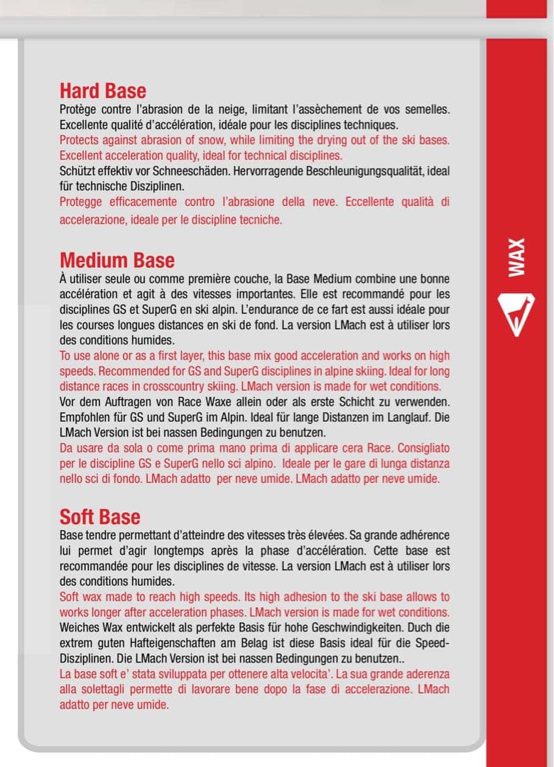 VOLA　HARD　BASE　リキッド　250ml　swix holmenkol