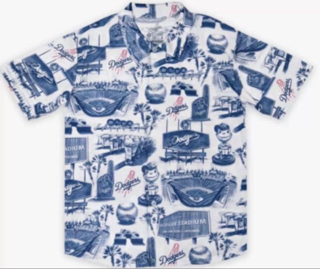 ロサンゼルス　ドジャース　アロハシャツ　来場者限定　スタジアム配布　新品