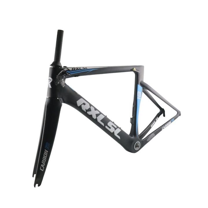 ロードバイク　フルカーボンフレーム　フロントフォーク　セット