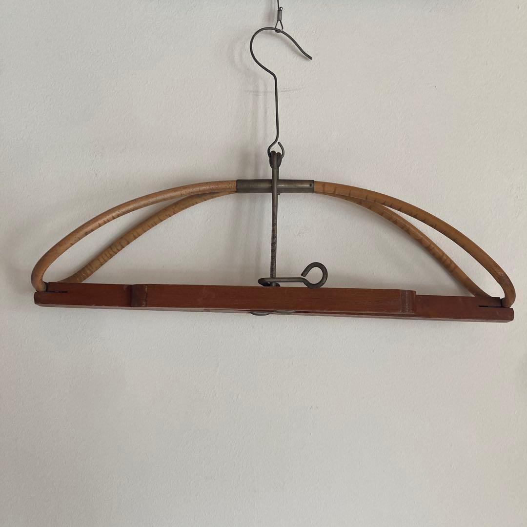 ビンテージバンブーハンガー着物大正時代　レトロ　1940年代　雑貨アトリエレア