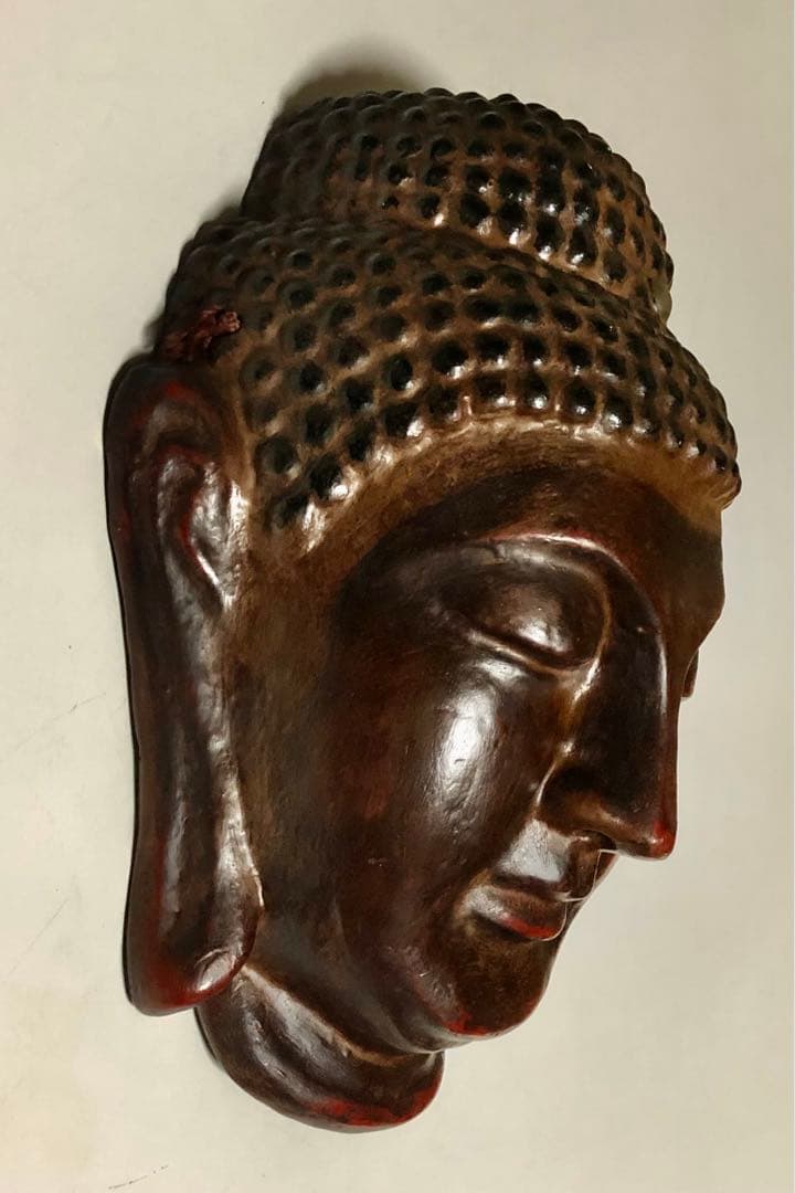 ⬛️ 巨大！⬛ 超 デカい！️ ⬛️ 稀少！⬛️ 仏像　大仏様の顔？⬛️ 後面に紐アリ！⬛️