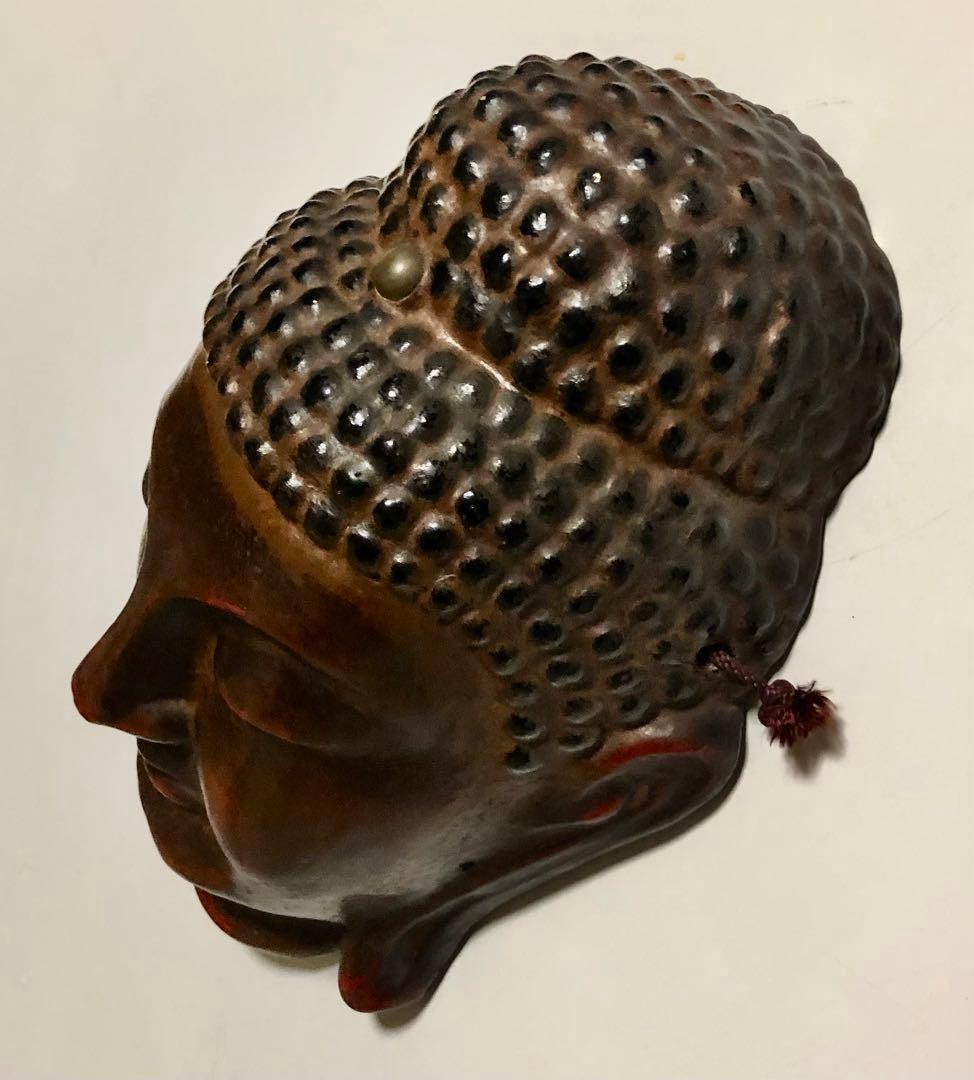 ⬛️ 巨大！⬛ 超 デカい！️ ⬛️ 稀少！⬛️ 仏像　大仏様の顔？⬛️ 後面に紐アリ！⬛️