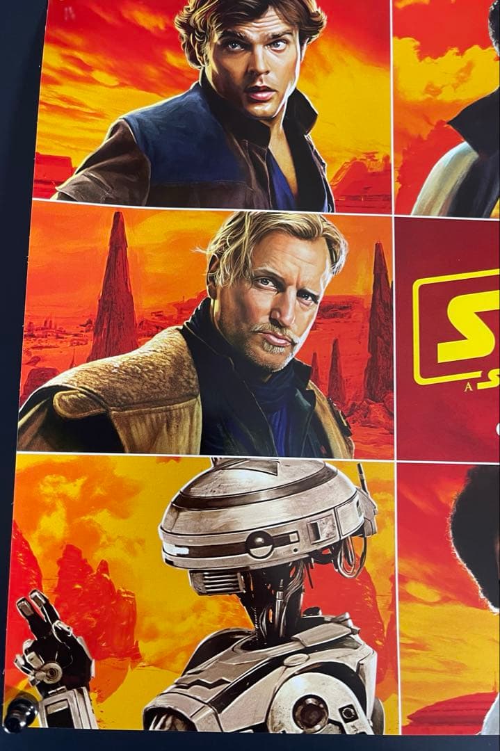 *限定枚数*映画館用片面印刷ポスターUS版: ハンソロ スターウォーズストーリー