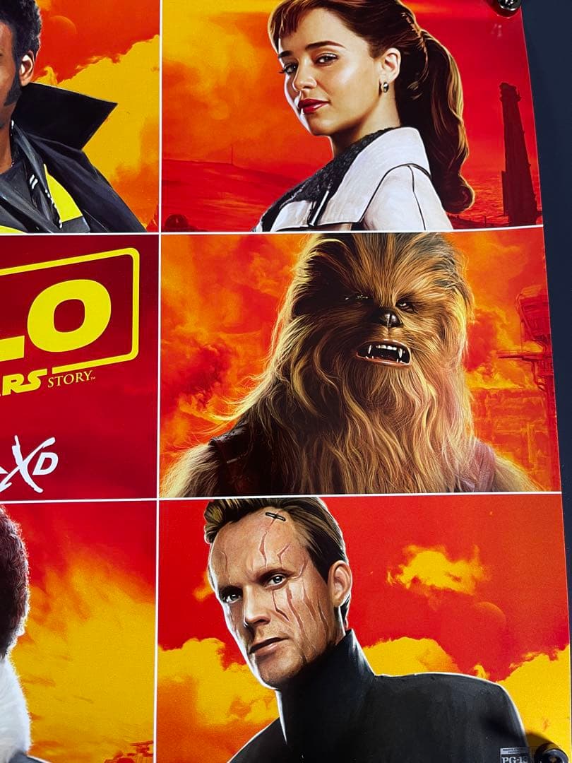 *限定枚数*映画館用片面印刷ポスターUS版: ハンソロ スターウォーズストーリー