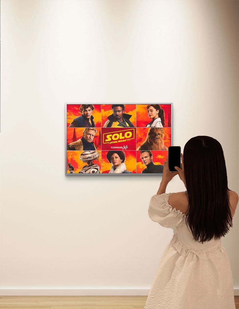 *限定枚数*映画館用片面印刷ポスターUS版: ハンソロ スターウォーズストーリー