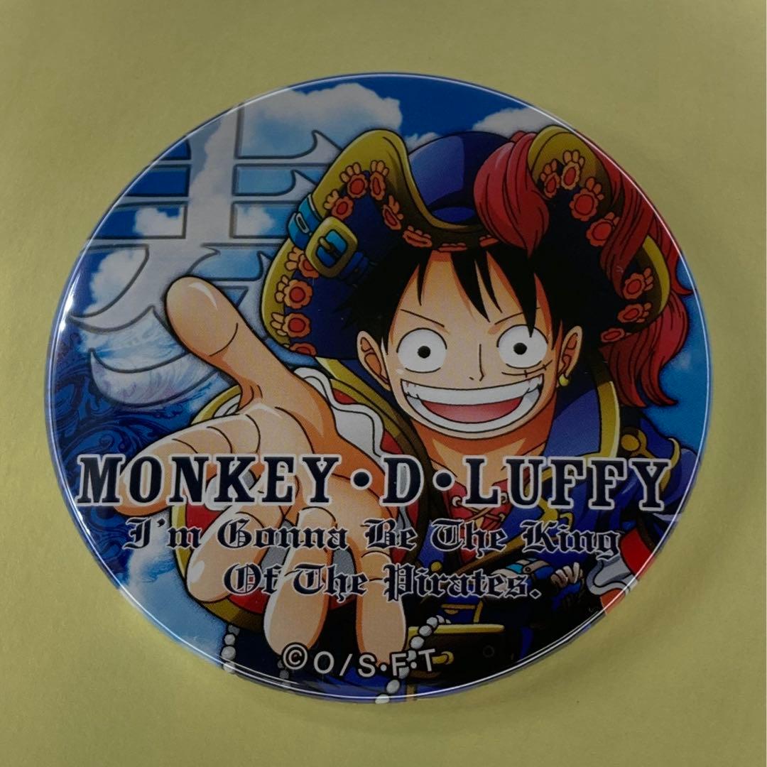 ワンピース 輩缶バッジ 第3弾 BLUE モンキー・D・ルフィ