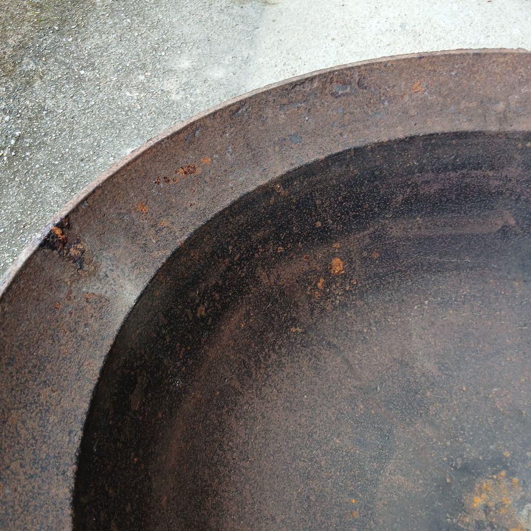 鉄製大鍋　大釜　鉄鍋