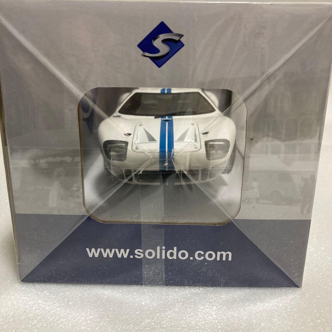 ソリド 1/18 フォード GT40 ホワイト