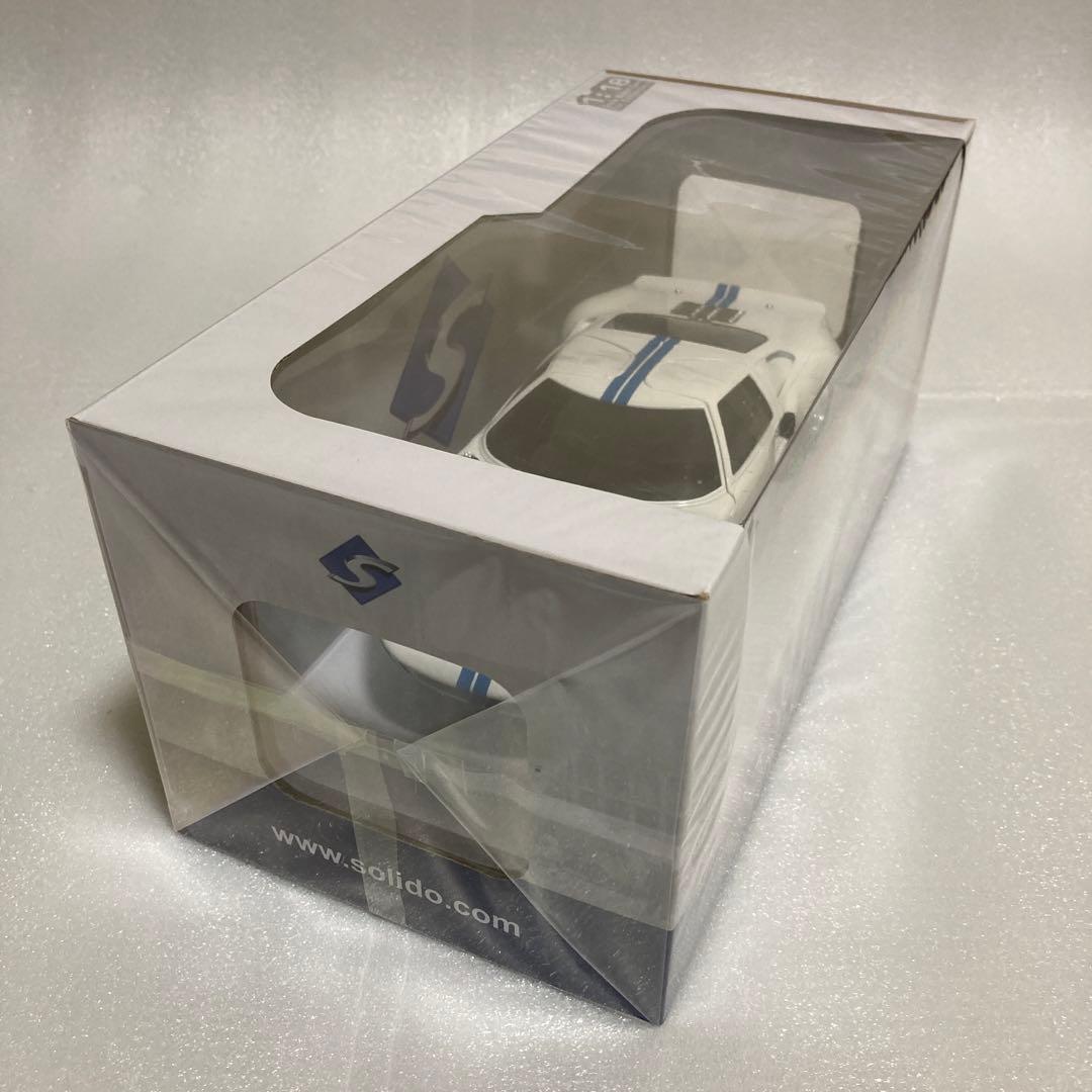 ソリド 1/18 フォード GT40 ホワイト