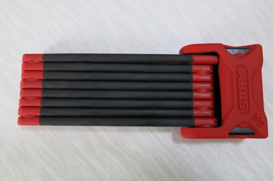 アブスABUS BORDO Big6000FoldingLock 120cm赤