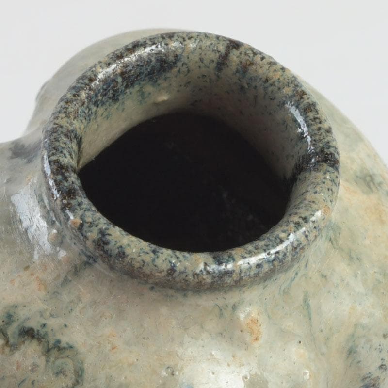 茶道具　元和年代作　古唐津　朝鮮唐津茶入　大徳寺　方谷浩明極め箱　V　9339