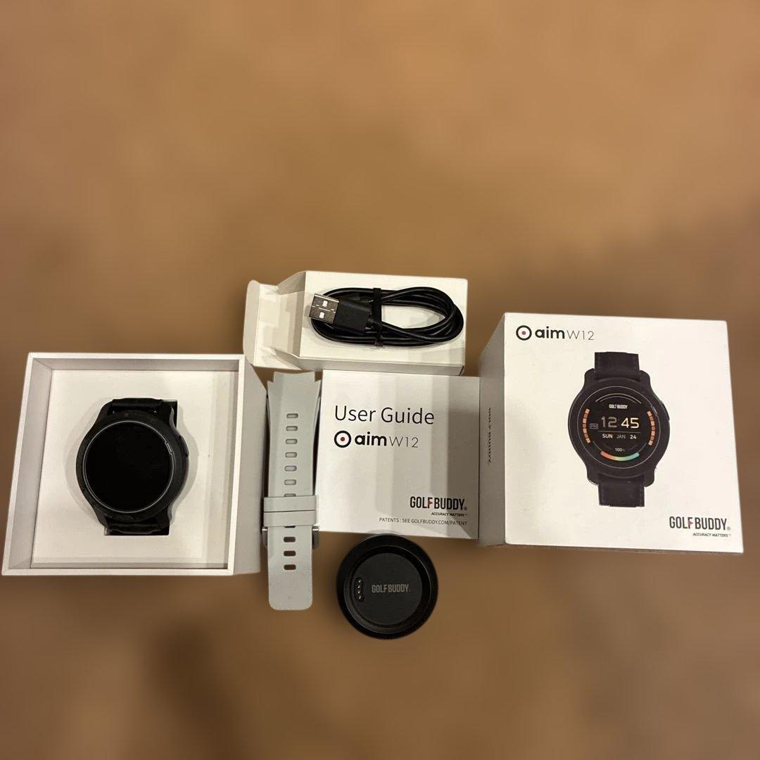 ゴルフバディ GPSウオッチ aim W12