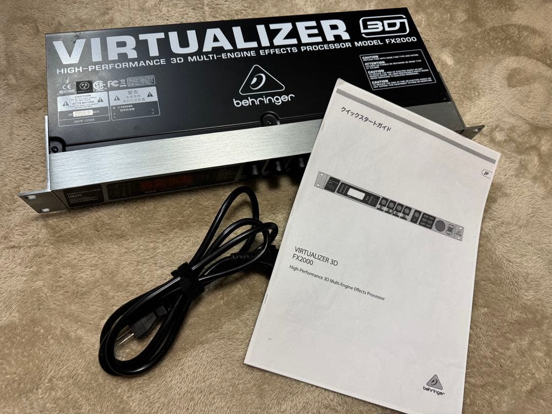 配信機器・PA機器・レコーディング機器 BEHRINGER VIRTUALIZER FX2000