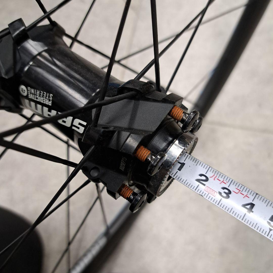 中古SRAM RISE 60 カーボン完組ホイール