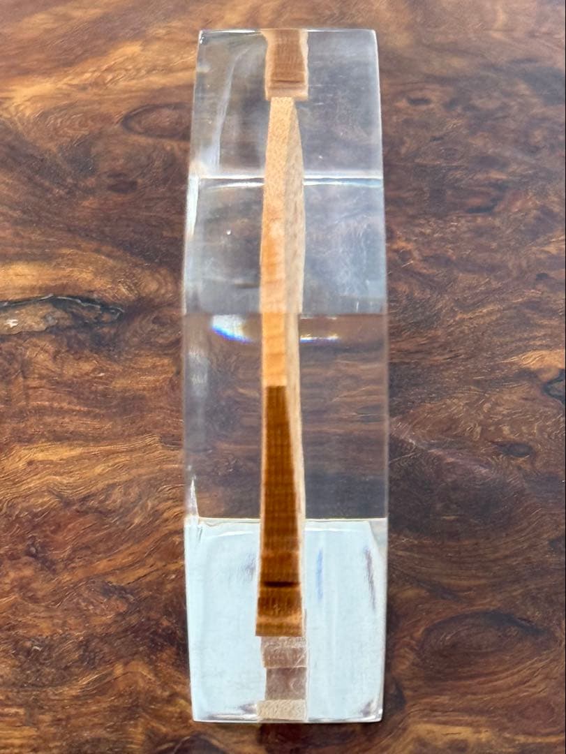 【希少】ATELIER A.MOINIER 駒入りペーパーウェイト フランス製②