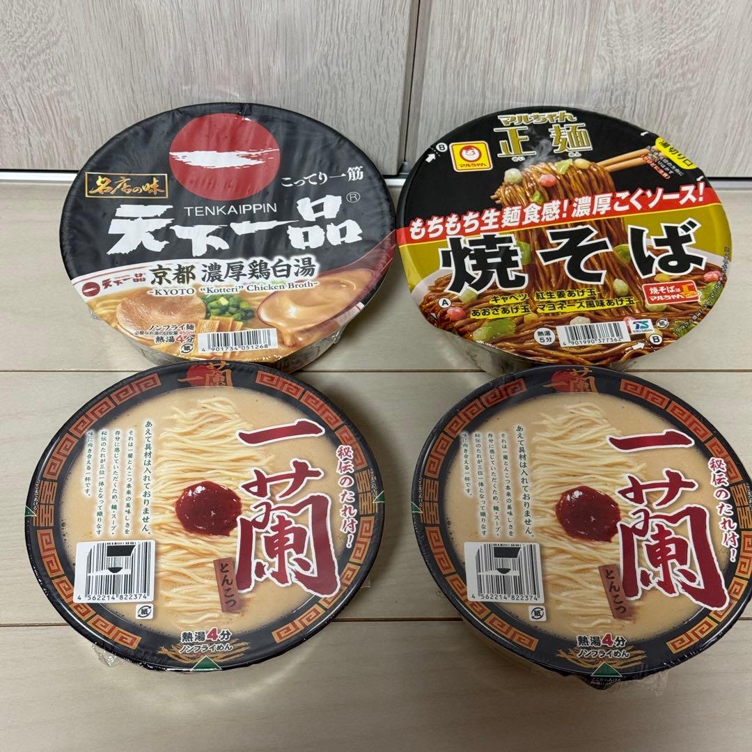 安*加様 カップ麺まとめ売り① 一平ちゃん＆たぬきつ＆もやし味噌ラーメン＆野菜タ