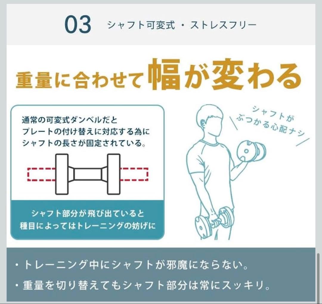 ダンベル フレックスベル2kg刻み 32kg可変式ダンベル　筋トレ 【①/ ②】