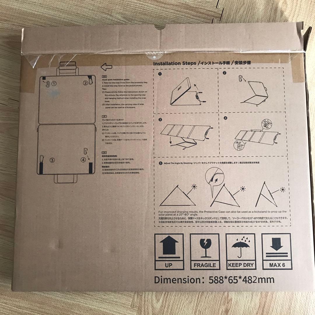 発電機・ポータブル電源 ECOFLOW 110W SOLAR PANEL