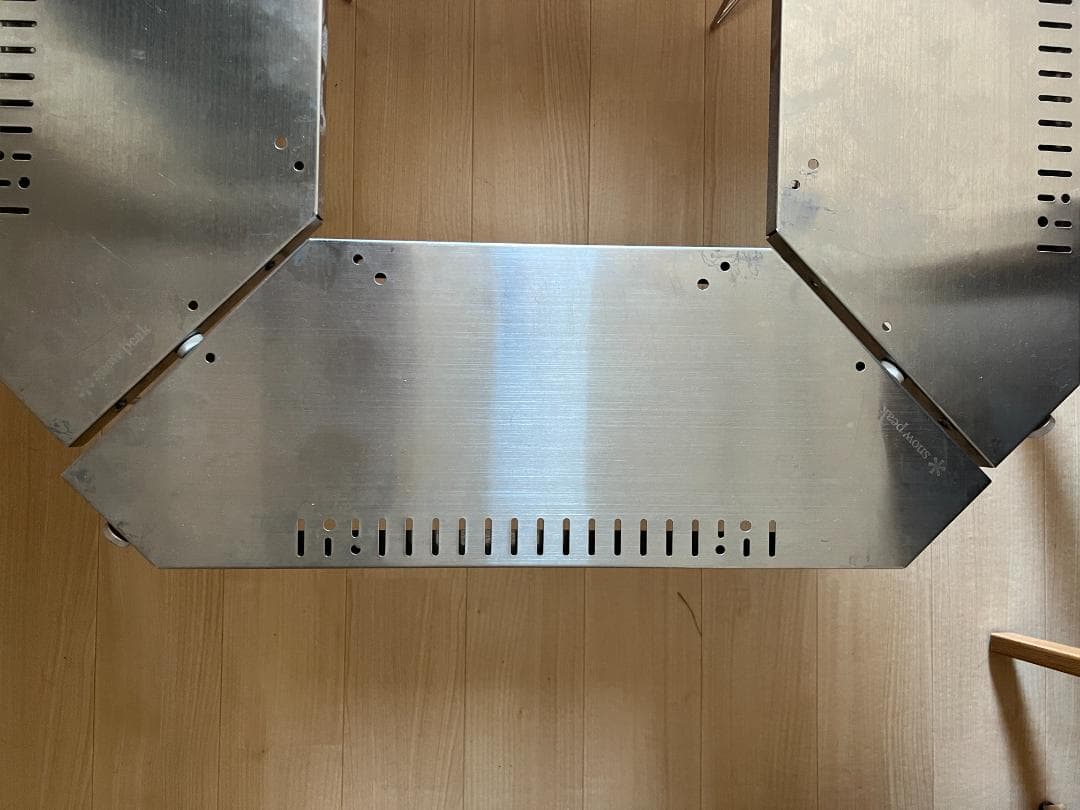 ジカロテーブル/スノーピーク 　ステンレス製六角形折りたたみテーブル