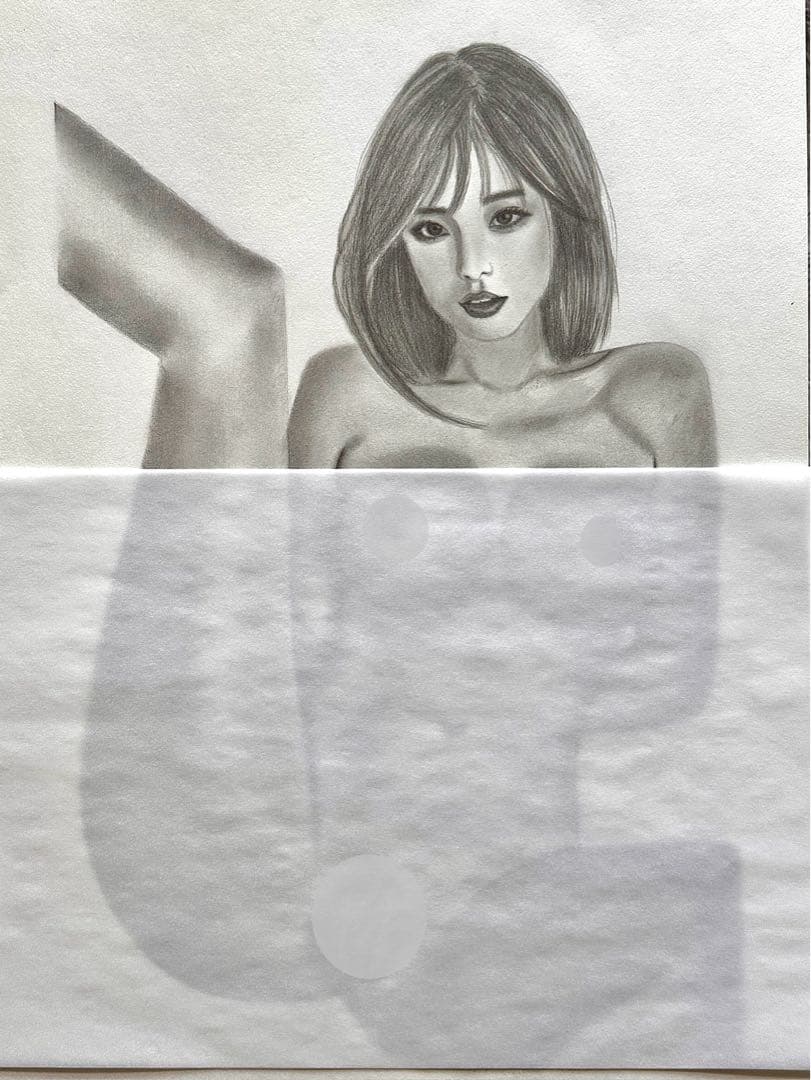 裸婦画 鉛筆画人物画 A3