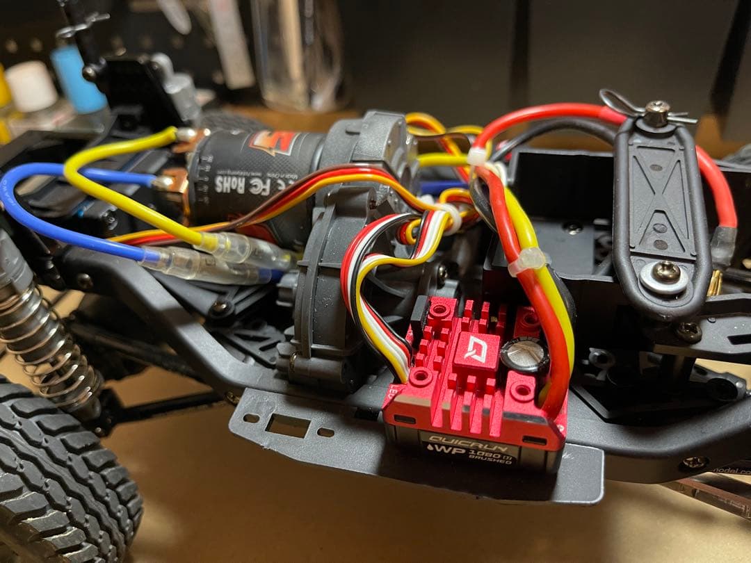 タミヤ CC-02 ディフェンダー ESC モーター プログラムカード