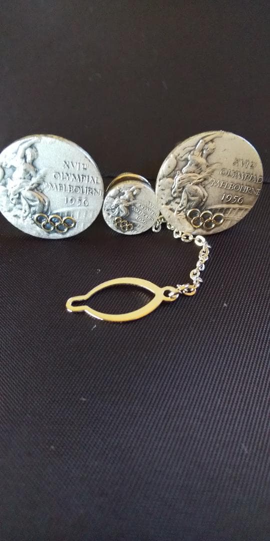 1956年メルボルンオリンピック 大会記念カフス