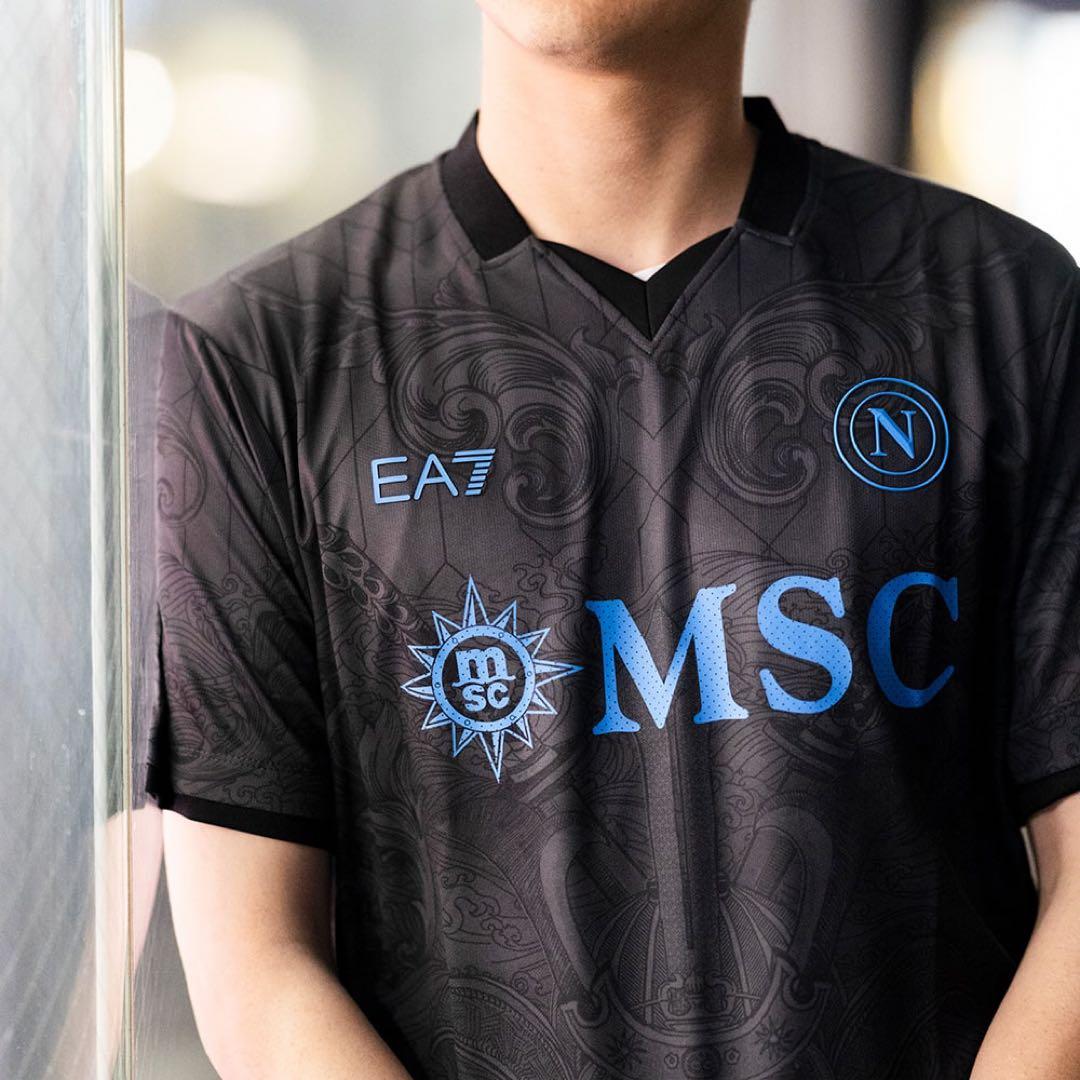 特別価格 正規品 24/25 ナポリ EA7 3rd ユニフォームLサイズ