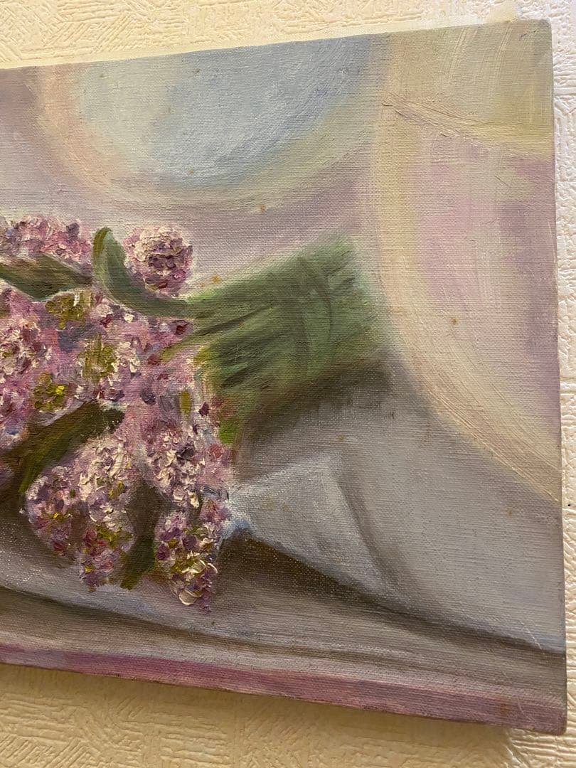 油彩画【lavender】一点もの　F4