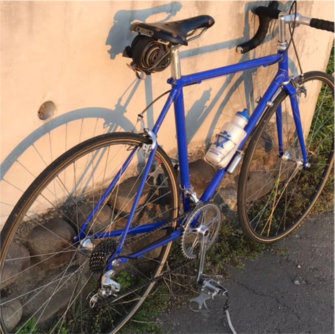 激レア整備済高級パーツフルカスタムクロモリロードバイク金線引き