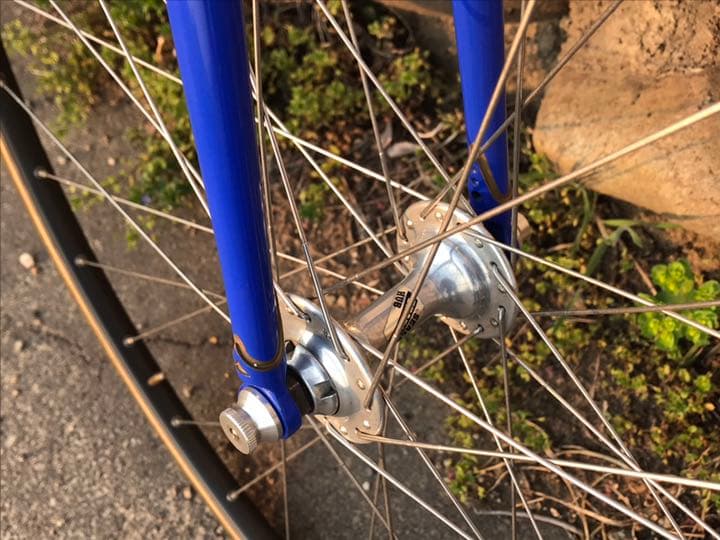 激レア整備済高級パーツフルカスタムクロモリロードバイク金線引き