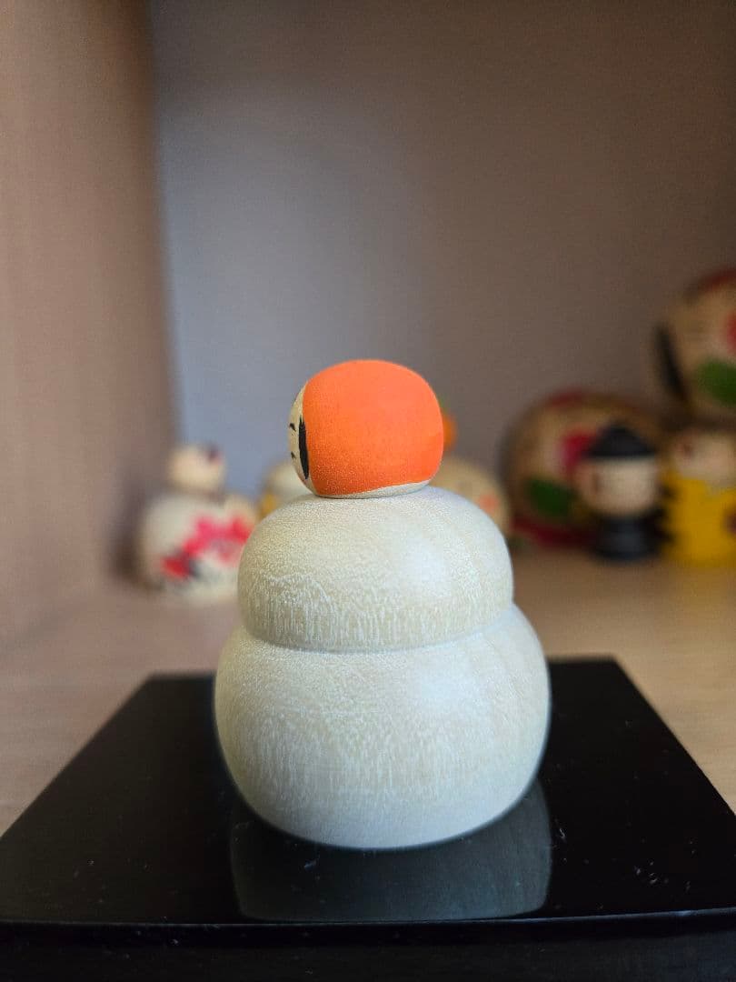 【ミニこけし】鈴木明　鏡餅こけしちゃん