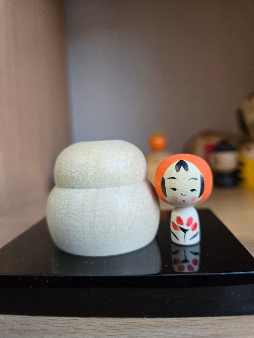 【ミニこけし】鈴木明　鏡餅こけしちゃん