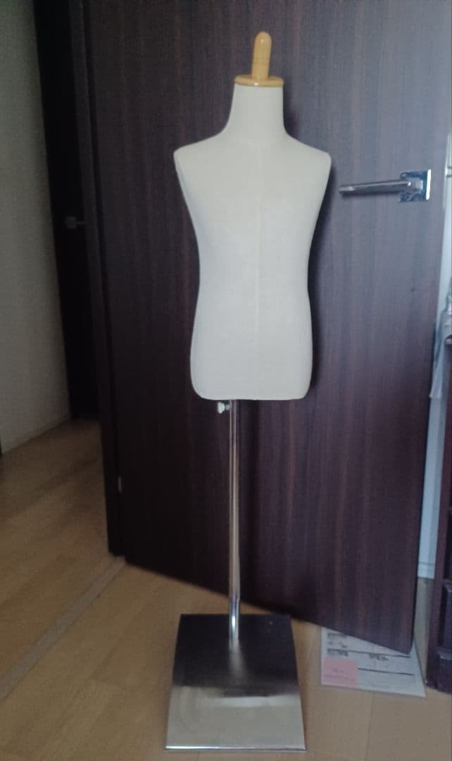 子供用布製マネキン 店舗や着付けの練習用など　高さ調整できます。