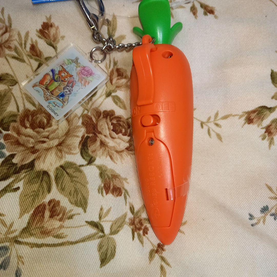 ディズニーリゾート　ズートピア　キーチェーン　にんじん　録音　新品