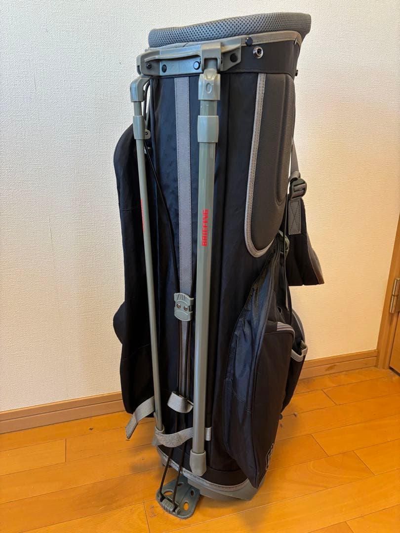 BRIEFING キャディバッグ ブラック/グレー アイアンカバーセット