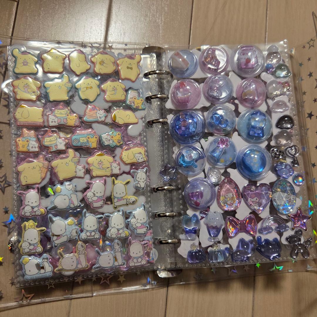 8割正規品 A6大きめシール帳 完成品 大盛り