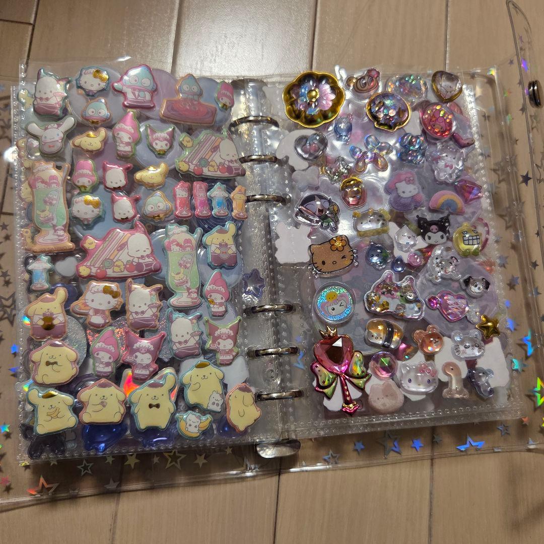 8割正規品 A6大きめシール帳 完成品 大盛り