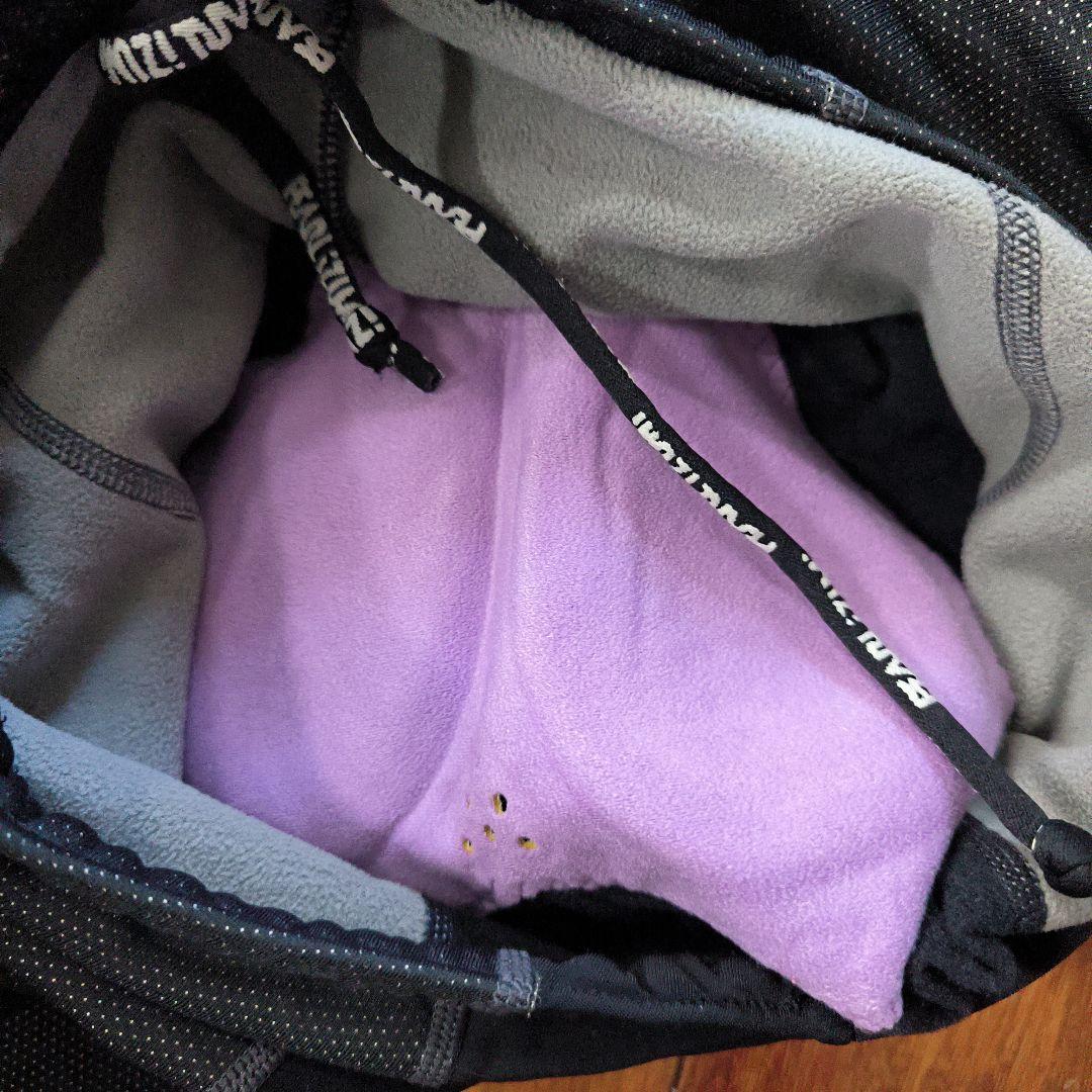 冬季の自転車用パールイズミ　5点セット_サイズS_ブラック