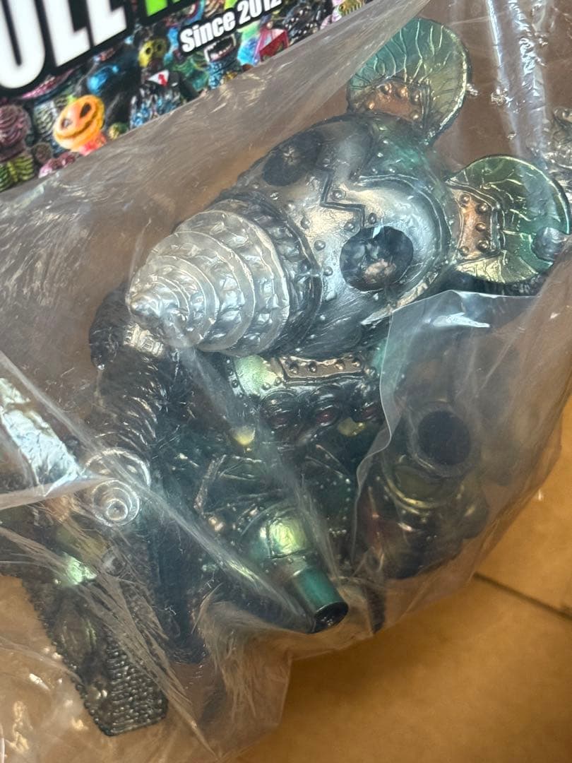 定価以下 マーミット スカルヘッドバット ドリルXタンク インディーズソフビ