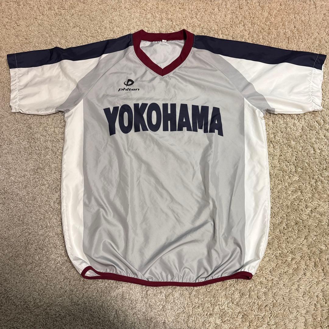 横浜高校野球部　半袖vジャン　Lサイズ